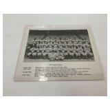 1961 Cleveland Indians Team Photograph