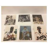 Milwaukee Braves Autographed Picture Lot ... Some w/ JSA Stickers
