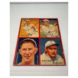 1935 Giydet 4 in 1 Baseball Card ... See photos