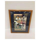 Framed Autographed 1970s Milwaukee Brewers Poster