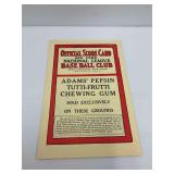 1973 National League Baseball Program Replica - 1908 Season