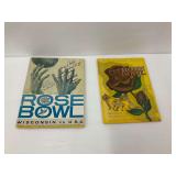 Wisconsin Vs Washington 1960 Game Program & Wisconsin VS USC 1963 Game Program