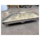 Wooden Heavy Duty Rolling Cart … 15 x 72 x 30