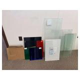 Assorted Glass and Mirrors 12”x12” (smallest) 58”x20” (largest)