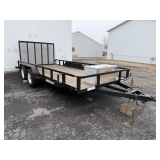 2017 Sure-Trac Trailer Model ST8216TA-B-070 - See Photos and Description for Details
