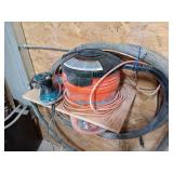 Makita Random Orbit Sander w/ Bucket-Mounted Dust Collection Vacuum System