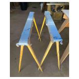 Two Sawhorses ... 34 x 42 x 3.5 Inches