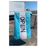 OPEN Flag ... Flag is 3 x 5 FT