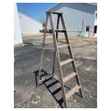 Wooden Step Ladder ... 70 Inches Tall