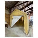 Paint Spray Booth w/ Ventilation Unit  ... 120 x 108 x 216 inches