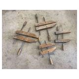 Four Wood Hand Screw Clamps ... 2 are 16", 2 are 11"