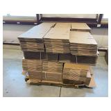 Pallet of L&M Corrugated Singlewall Shipping Boxes ... 15 x 7-5/8 x 5-7/16 Inches