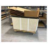 Uline Canvas Laundry and Utility Cart ... 36 x 48 x 32 Inches ... Cardboard will be emptied