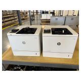 (2) HP LaserJet Enterprise M607 Monochrome Laser Printers