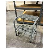 ULine Metal Rolling Ladder ... 20 x 18 x 18 Inches