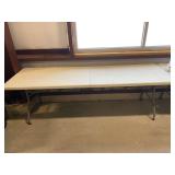 White Folding Table ... 30 x 72 x 30 Inches