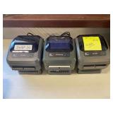 (3) Zebra ZP 450 Thermal Label Printers