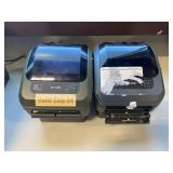 (2) Zebra ZP450 Thermal Label Printers