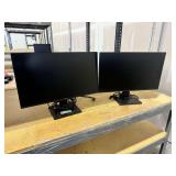 (2) BenQ GW2491-L LCD Computer Monitors
