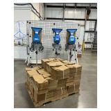 (3) Ranpak FillPak TT Voidfill Systems & Pallet of Fanfold Paper