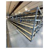 ULine Metal Shelving Units w/ Wooden Shelves ... 84 x 96 x 24 Inches per section … You are bidding on 8 sections