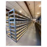 ULine Metal Shelving Units w/ Wooden Shelves ... 84 x 96 x 24 Inches per section … You are bidding on 8 sections