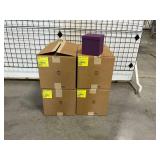 Amethyst Buckram Set-Up Boxes, 7x7x7 Inches