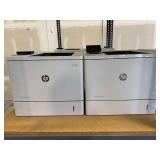 (2) HP LaserJet Enterprise M607 Monochrome Laser Printers