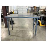 Uline Adjustable Height Metal Workbench with Lower Shelf ... 60 x 30 Inch Top