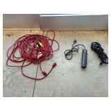 (2) Extension cords and Power Strip