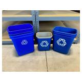 Plastic Recycling Bins ...  15 x 15 x 10 Inches