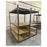 (2) Metal Shelving Units w/ Wooden Shelves ... 80 x 36 x 72 inches per shelf
