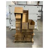 Pallet of Uline Cardboard Shipping Boxes ... See Photos ... 36 x 16 x 5 Inches