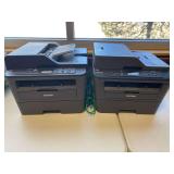 (2) Brother Multi-Function Laser Printers (DCP-L2550DW and DCP-L2540DW)