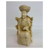 Resin Figurine of a Seated Dignitary