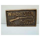Winchester Repeating Arms Cast Iron Metal Sign/ Plaque … 6.5 x 3.5 in.