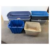 Plastic Storage Bins