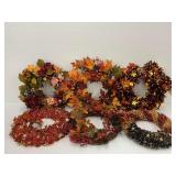 Six Decorative Seasonal Wreaths