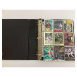 Binder with Baseball Trading Cards...11 Pages