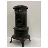 Vintage Black Metal Kerosene Heater