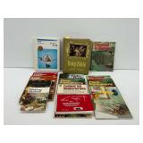 Books Including Holy Bible and Instructional Manuals