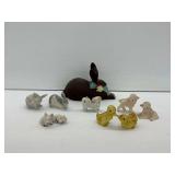 Ceramic Animal Figurines and Shakers