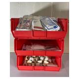 Medical Supply Storage Unit with Medline ABD Pads, Gauze, and Tape Rolls