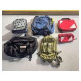 Professional Medical and Trauma Response Bags (6 Pieces)