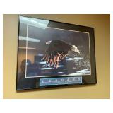 Framed Inspirational Eagle Leadership Motivational Poster
