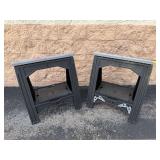Pair of Folding Sawhorses ... 30 inches tall