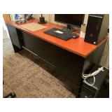 Wooden Top Office Desk ... Contents NOT included ... 29 x 72 x 24 inches