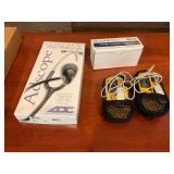 ADC Adscope Stethoscope, Curaplex Oxygen Regulator, and GE Ohmeda TuffSat Oximeters