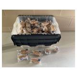 Dynarex Sensi-Wrap Self-Adherent Tan Bandage Rolls Bulk Lot in Storage Bin