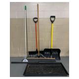 Shovels, Brooms & Door Mat